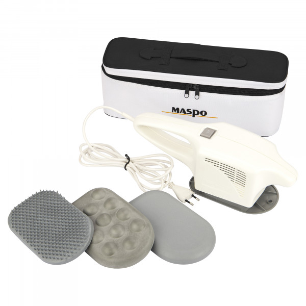 Maspo Vibramat de Luxe mit 3 Massageaufsätzen