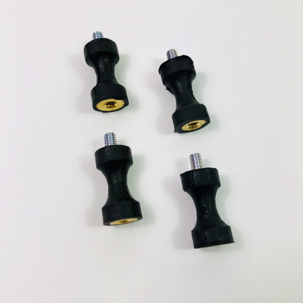 Rundpuffer Schwingpuffer Gummipuffer für Maspo Vibramat (Set mit 4 Stück)